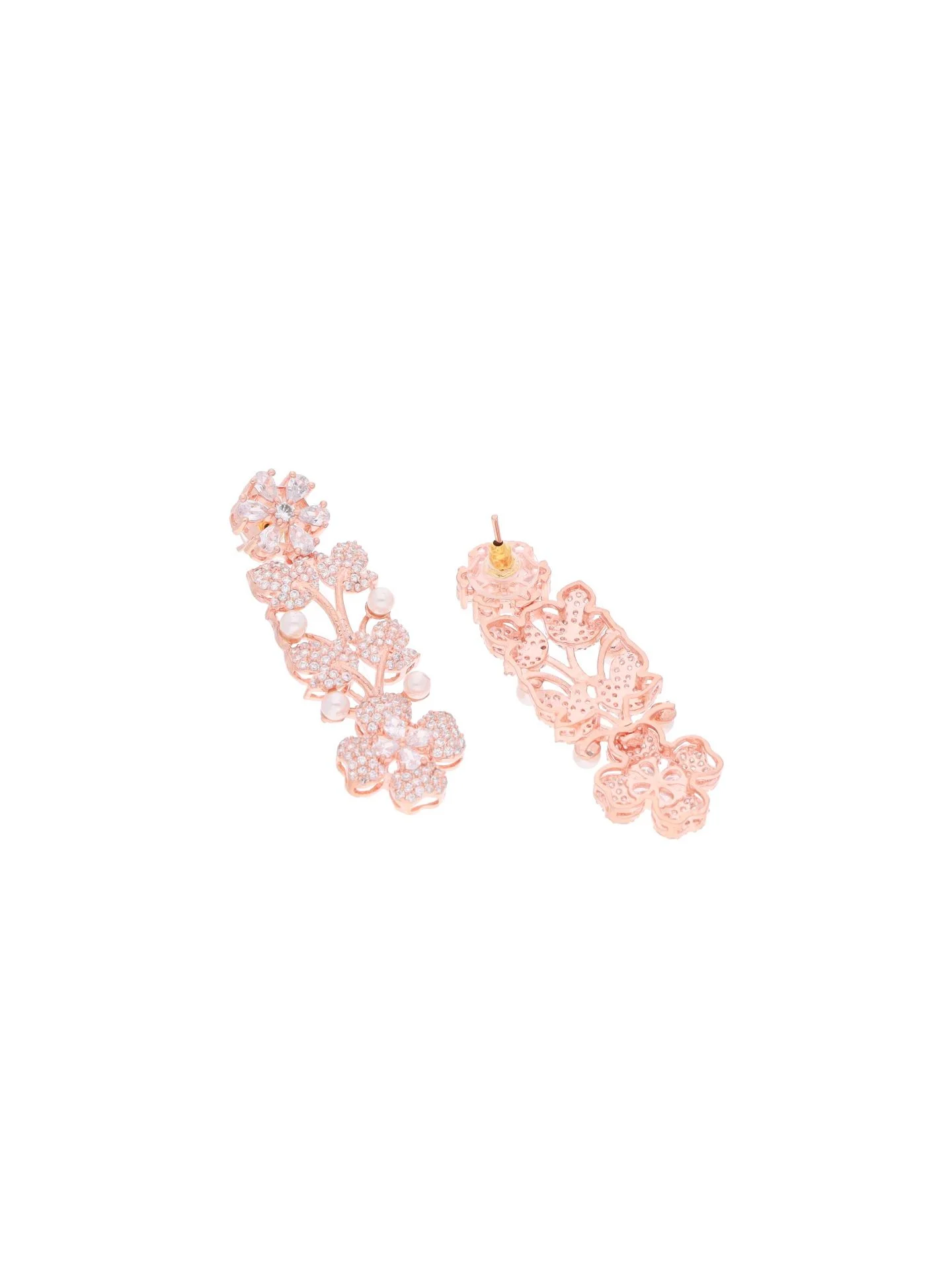 Elegant Floral Blossom Necklace Set - Image 5