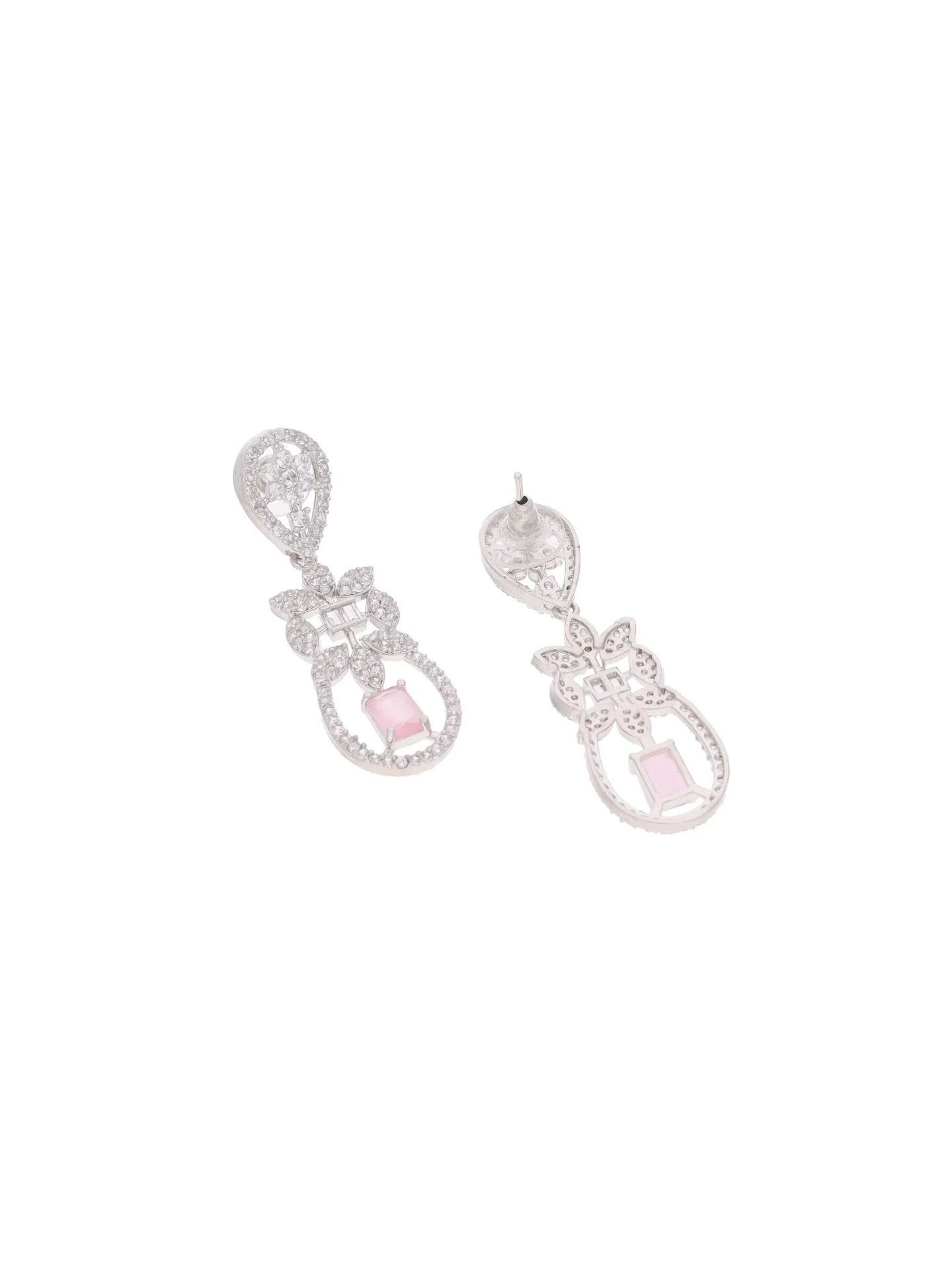 Elegant Oval Drop Necklace Set - Image 5
