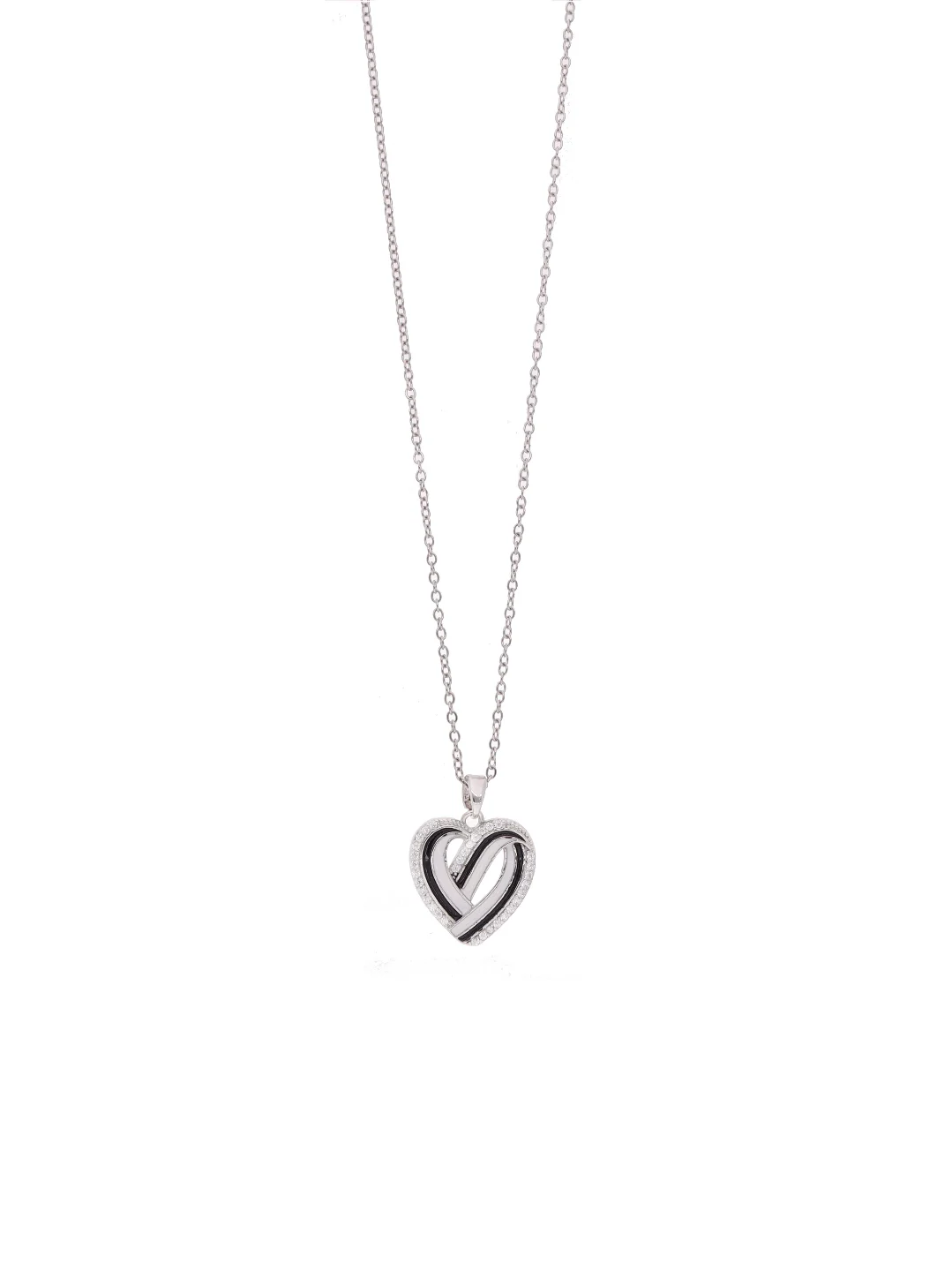Silver Heart Pendant Necklace - Image 5