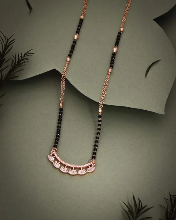 Rose Scallop Chain Mangalsutra