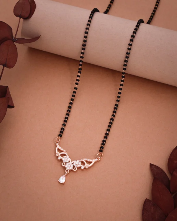 Crystal Charm Mangalsutra