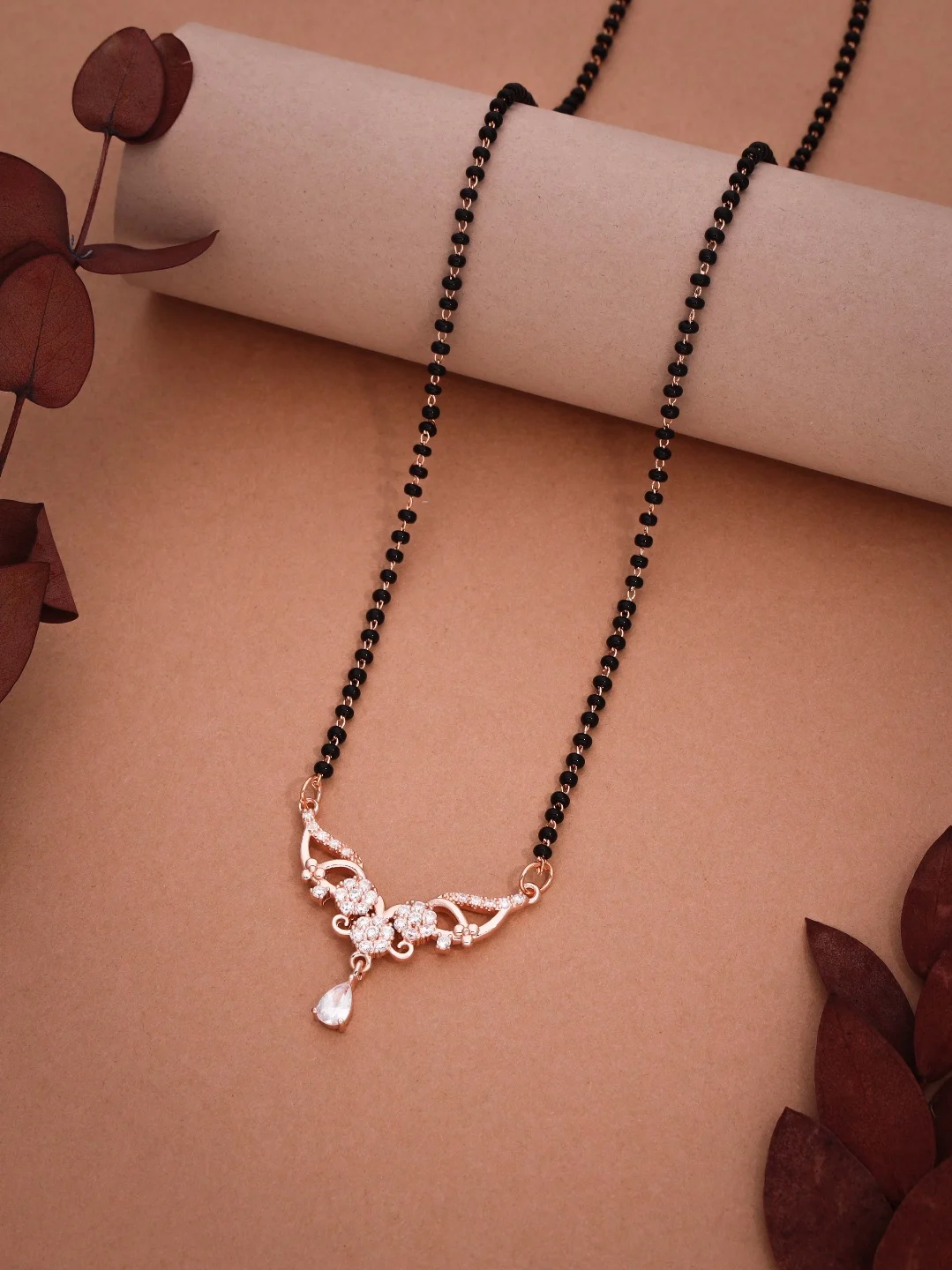 Crystal Charm Mangalsutra