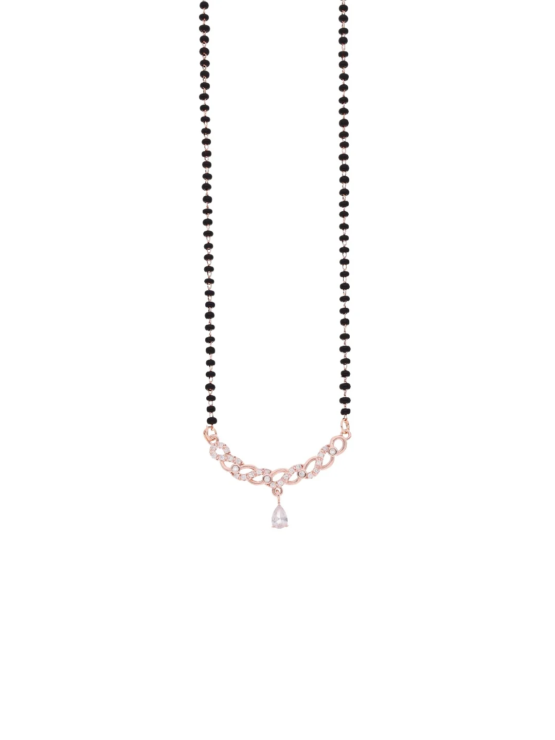 Rose Chain Drop Mangalsutra - Image 2