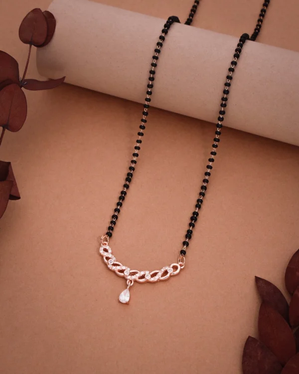 Rose Chain Drop Mangalsutra