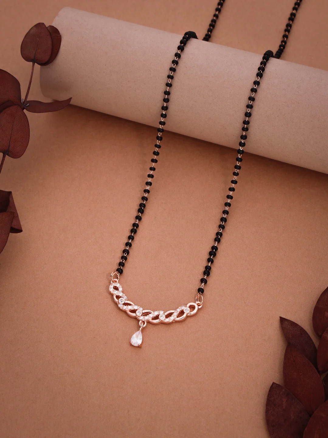 Rose Chain Drop Mangalsutra
