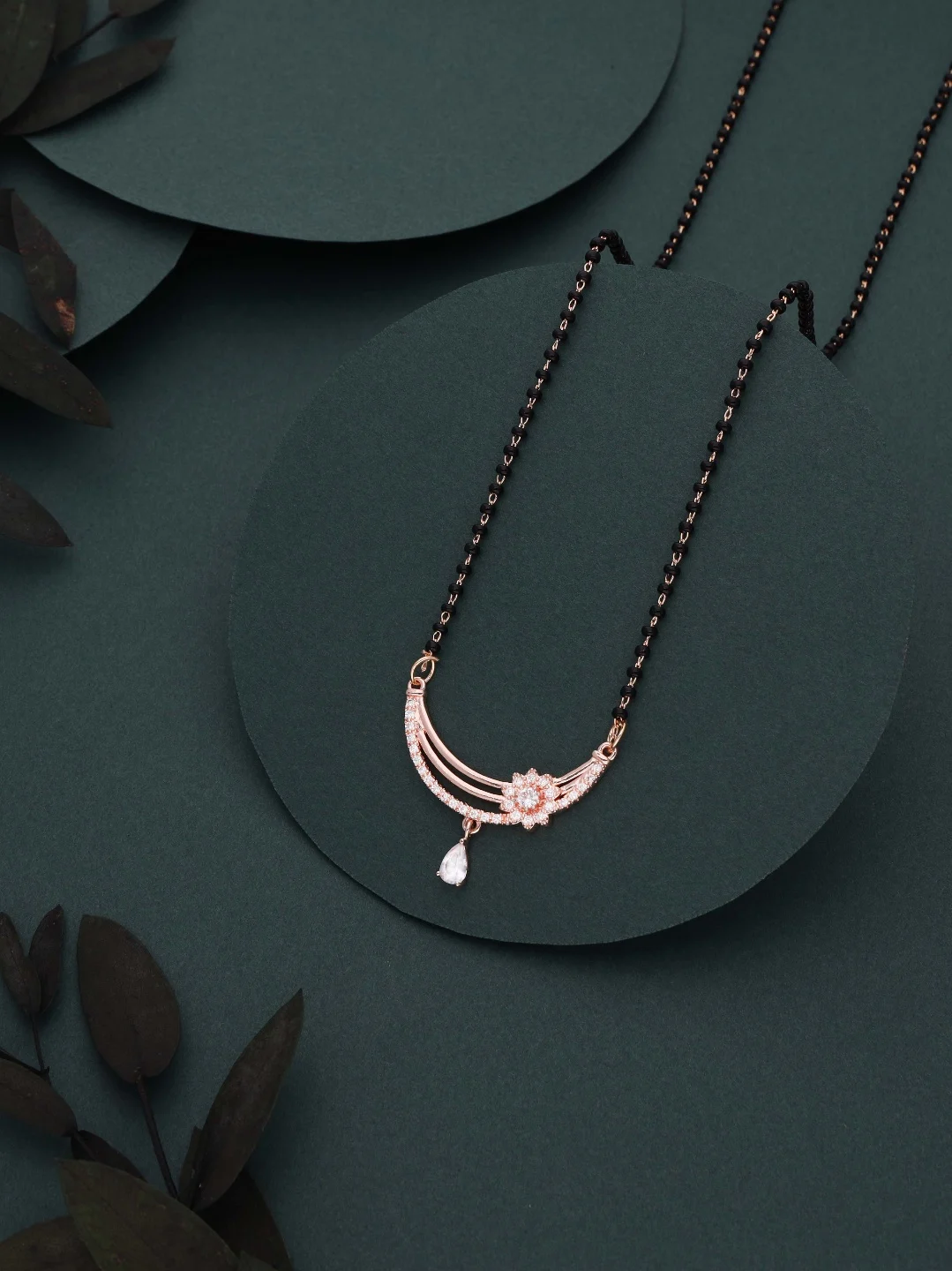 Rose Bloom Drop Mangalsutra