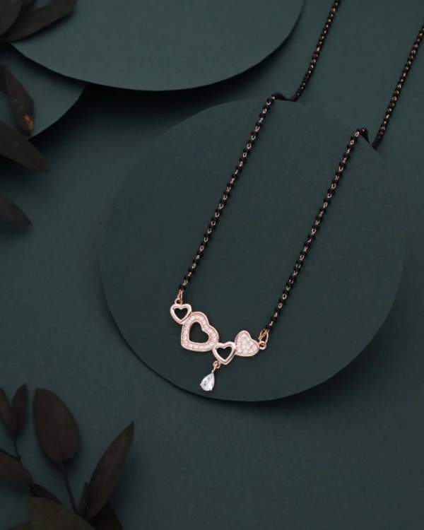 Heart Charm Mangalsutra