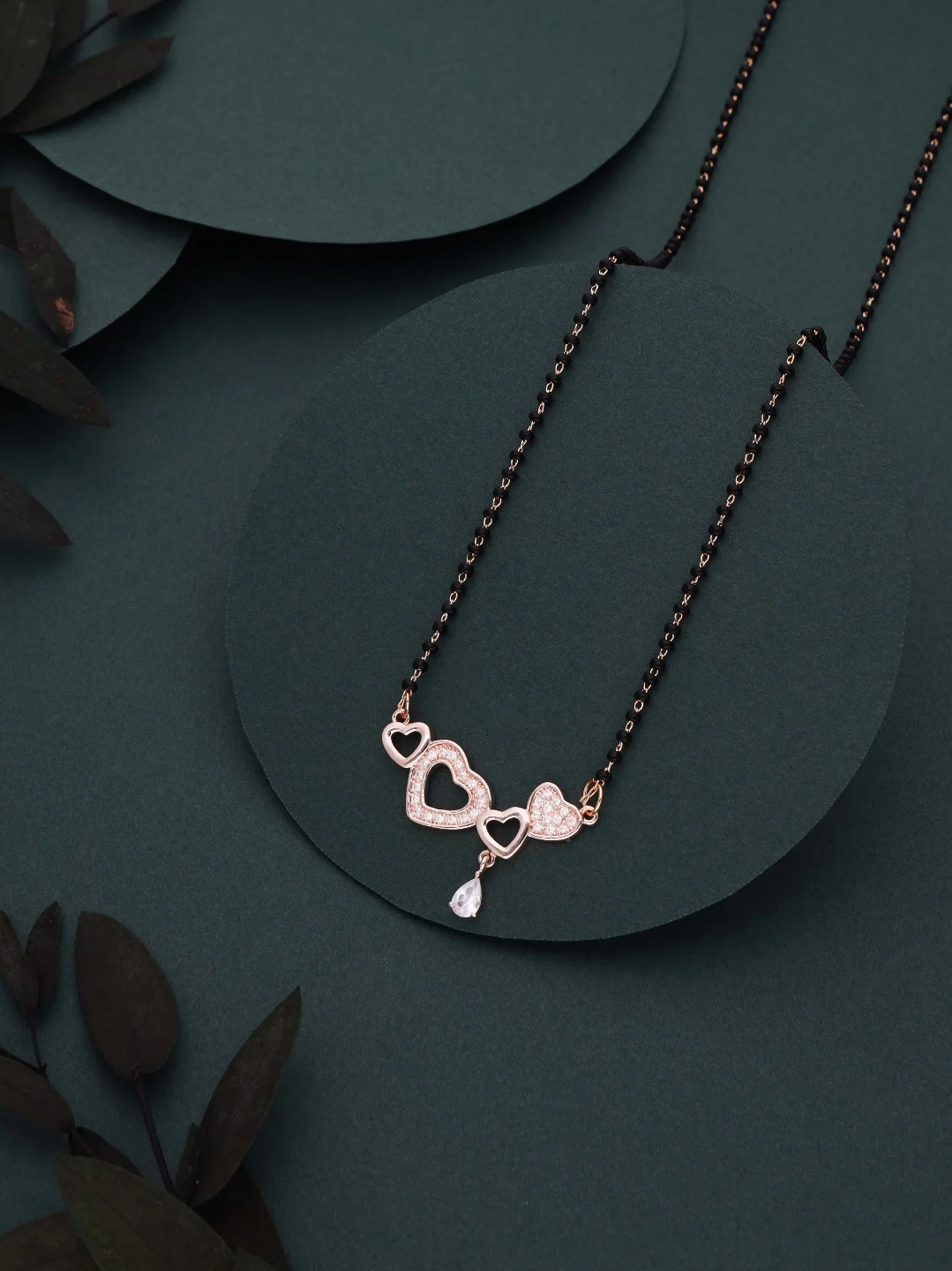 Heart Charm Mangalsutra