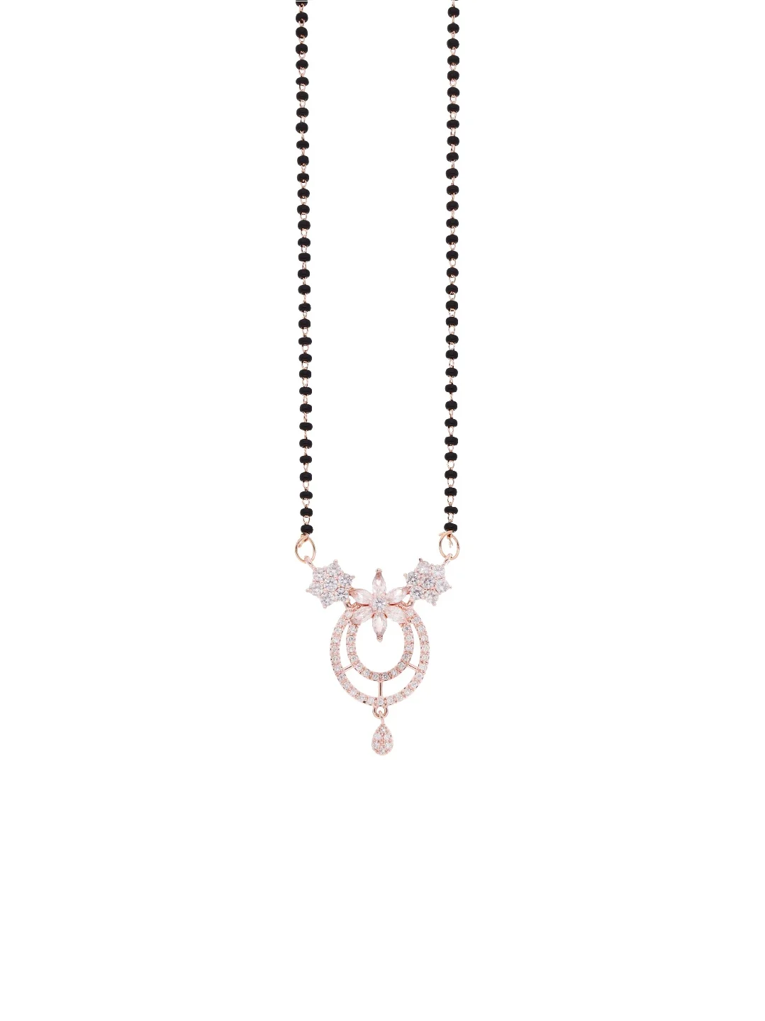 Rose Circle Bloom Mangalsutra - Image 3