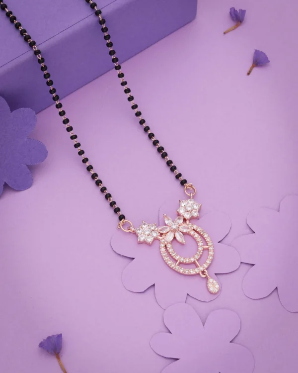 Rose Circle Bloom Mangalsutra