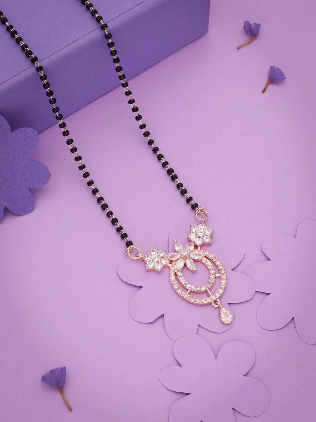 Rose Circle Bloom Mangalsutra