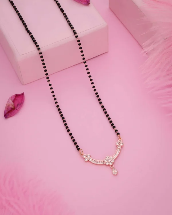 Crystal Curve Mangalsutra