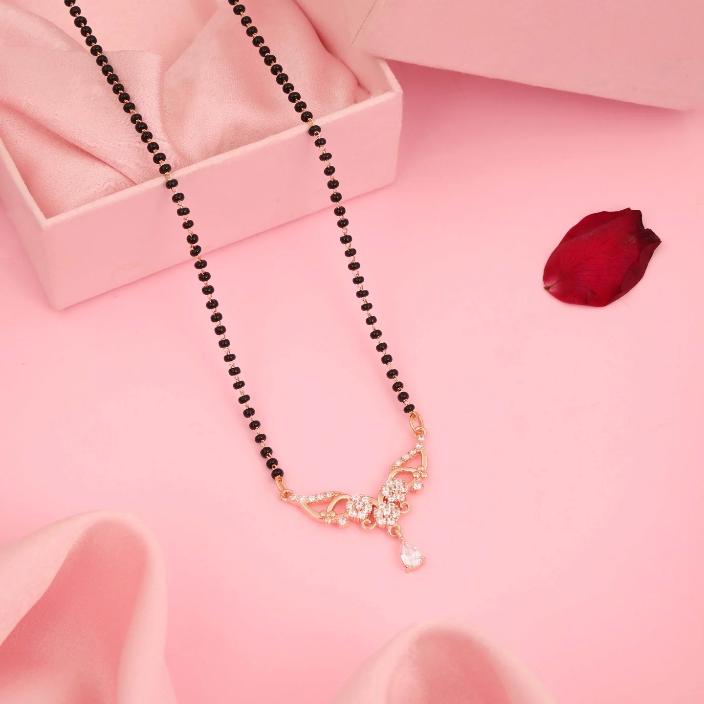 Crystal Charm Mangalsutra - Image 3