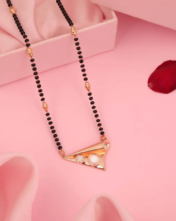 Rose Triangle Drop Mangalsutra
