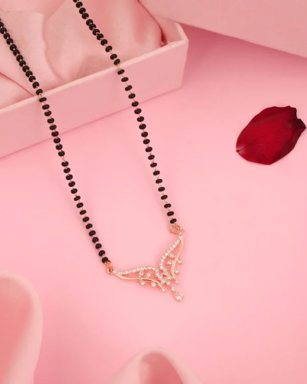 Rose Wave Drop Mangalsutra
