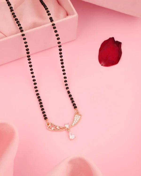 Rose Curve Drop Mangalsutra