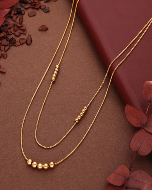 Gold Double Layer Chain