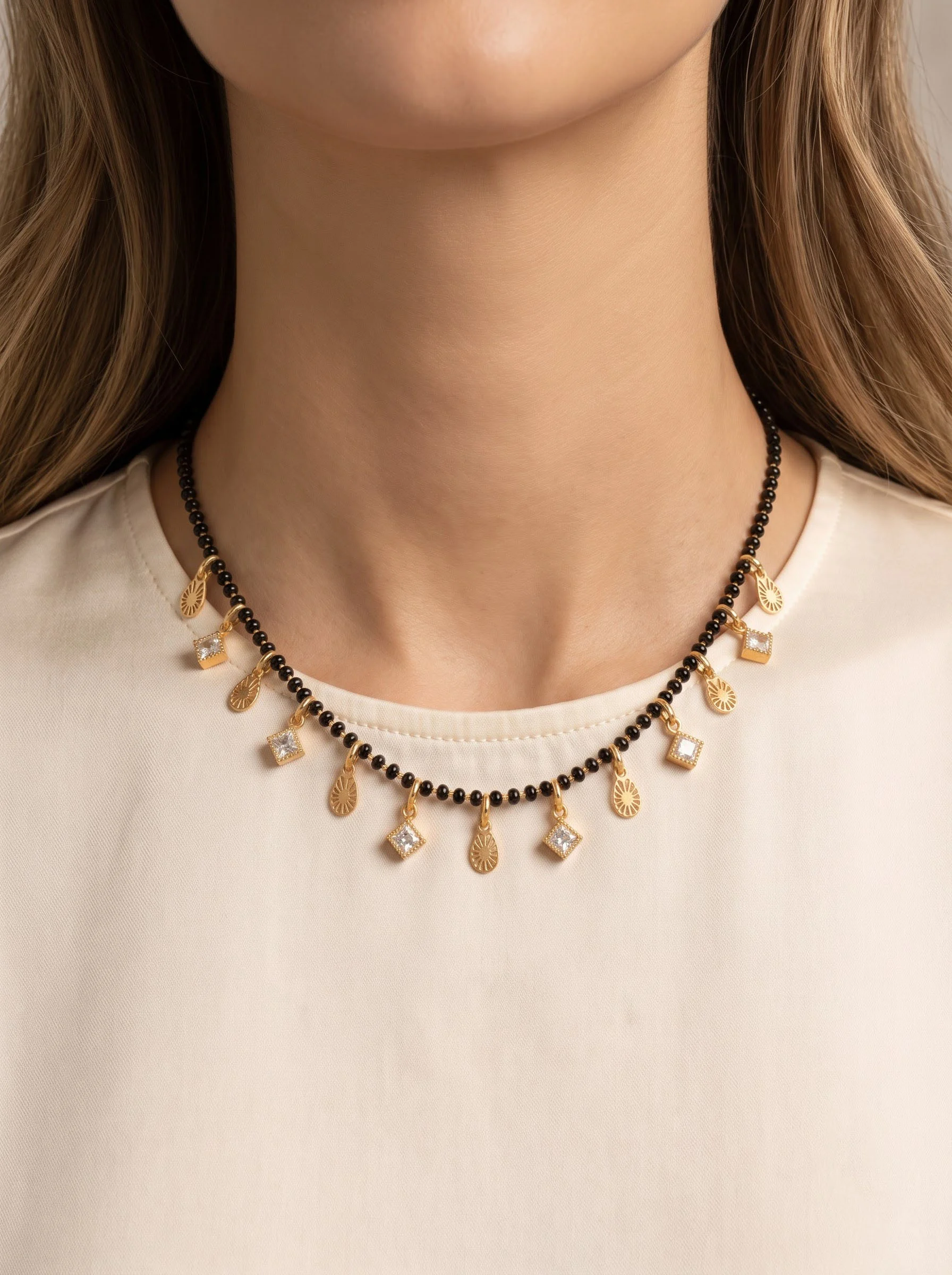 Gold Charm Mangalsutra - Image 2