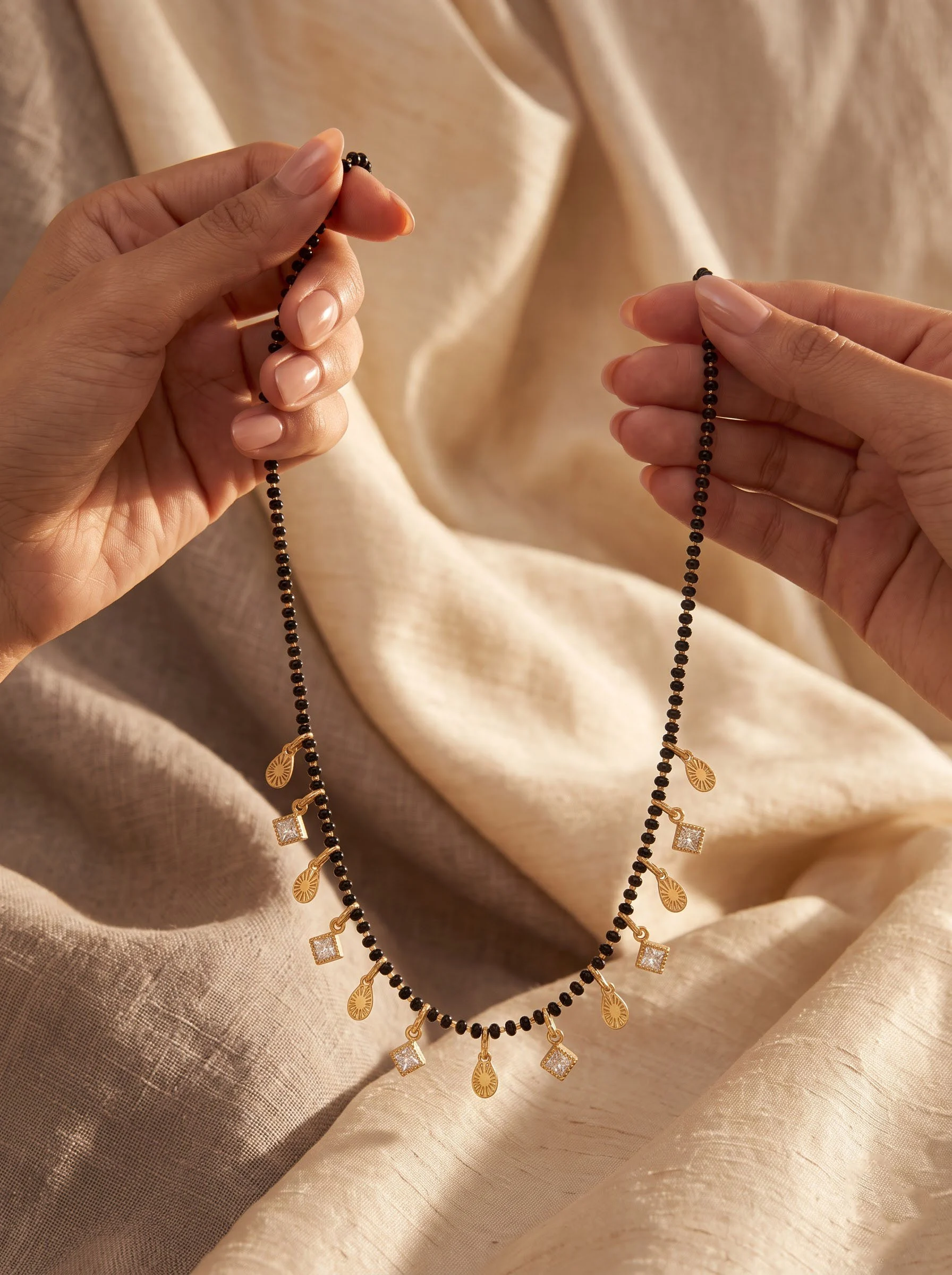 Gold Charm Mangalsutra - Image 3
