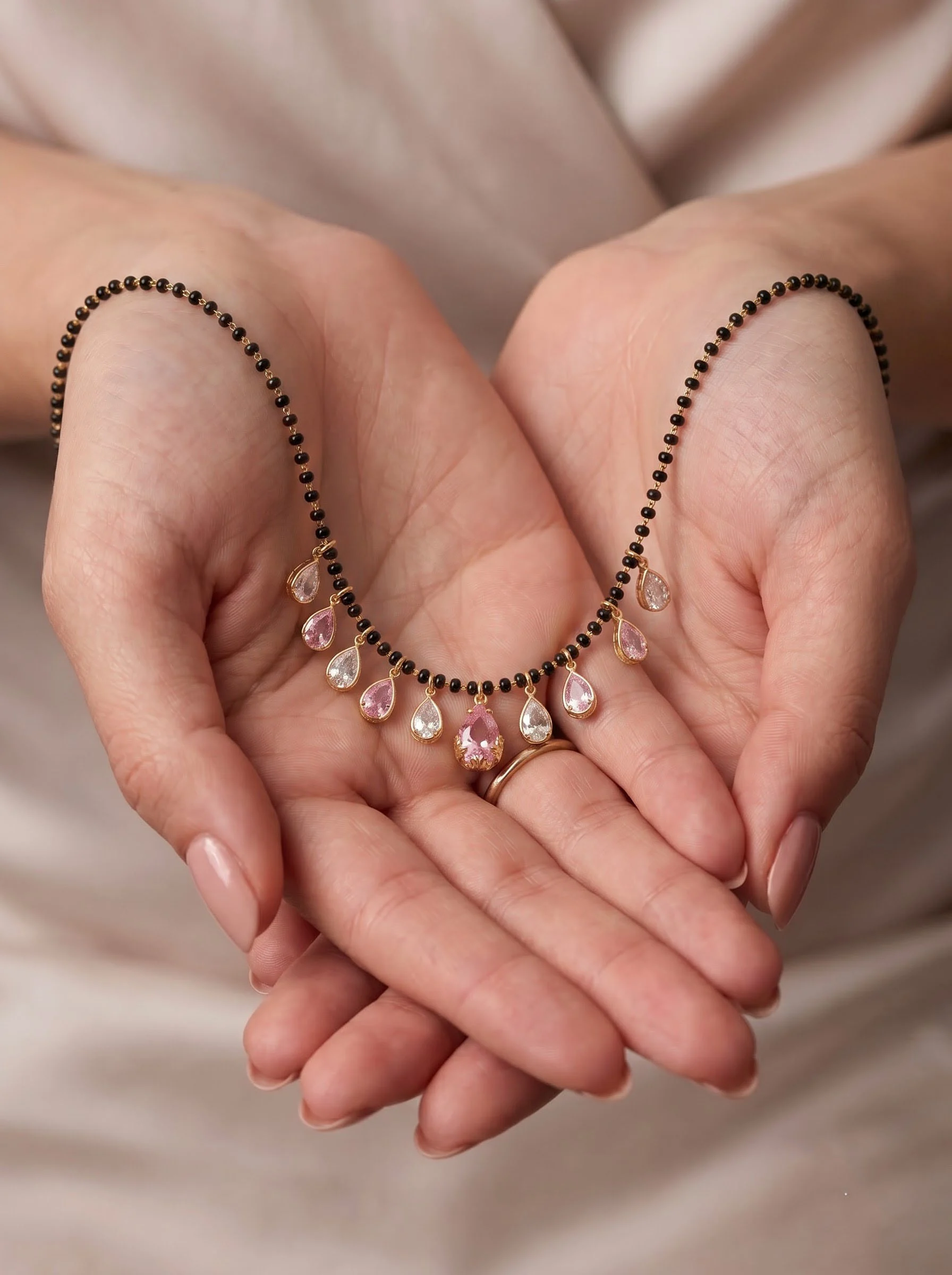 Black Beads Mangalsutra for Women - Image 5
