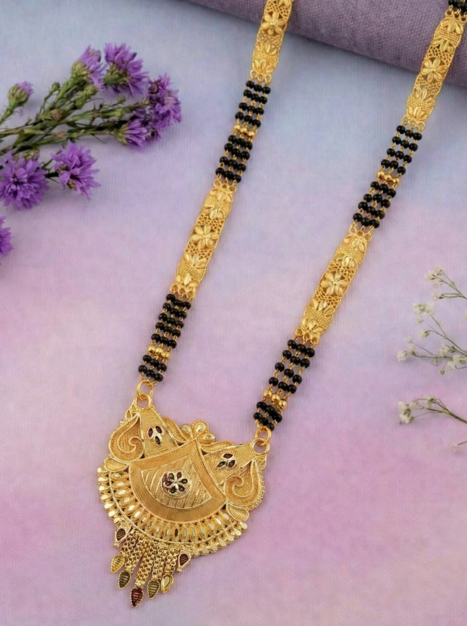 Classic Gold Temple Mangalsutra
