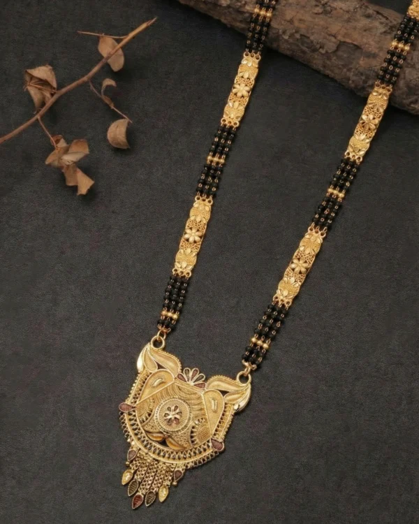 Antique Floral Gold Mangalsutra