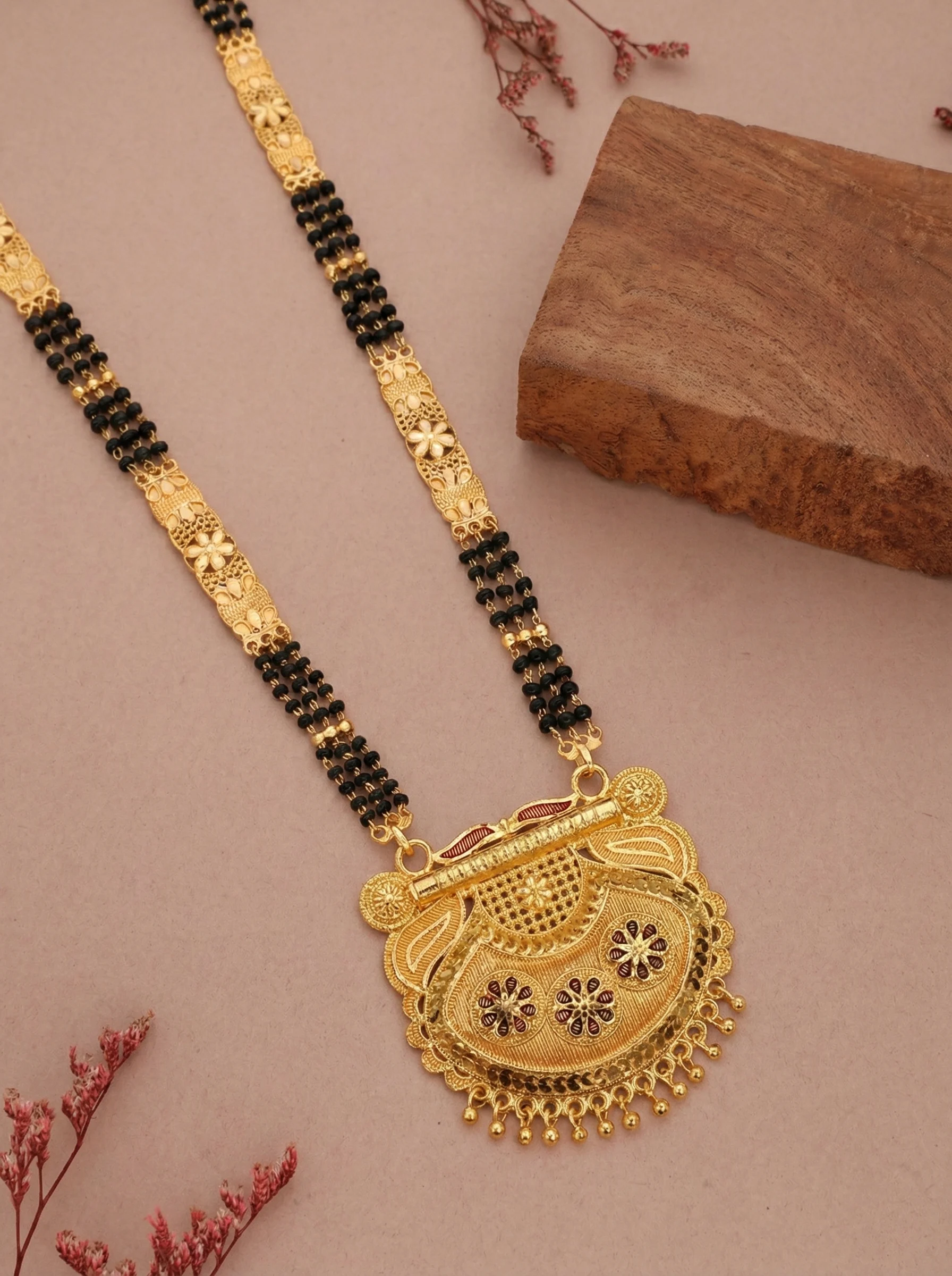 Classic Temple Gold Mangalsutra