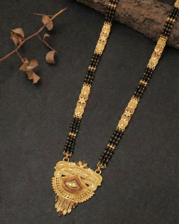 Antique Peacock Gold Mangalsutra