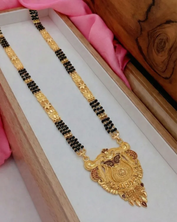Royal Peacock Gold Mangalsutra