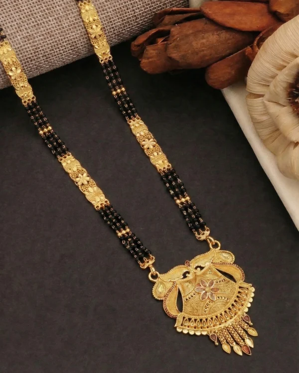 Royal Floral Gold Mangalsutra
