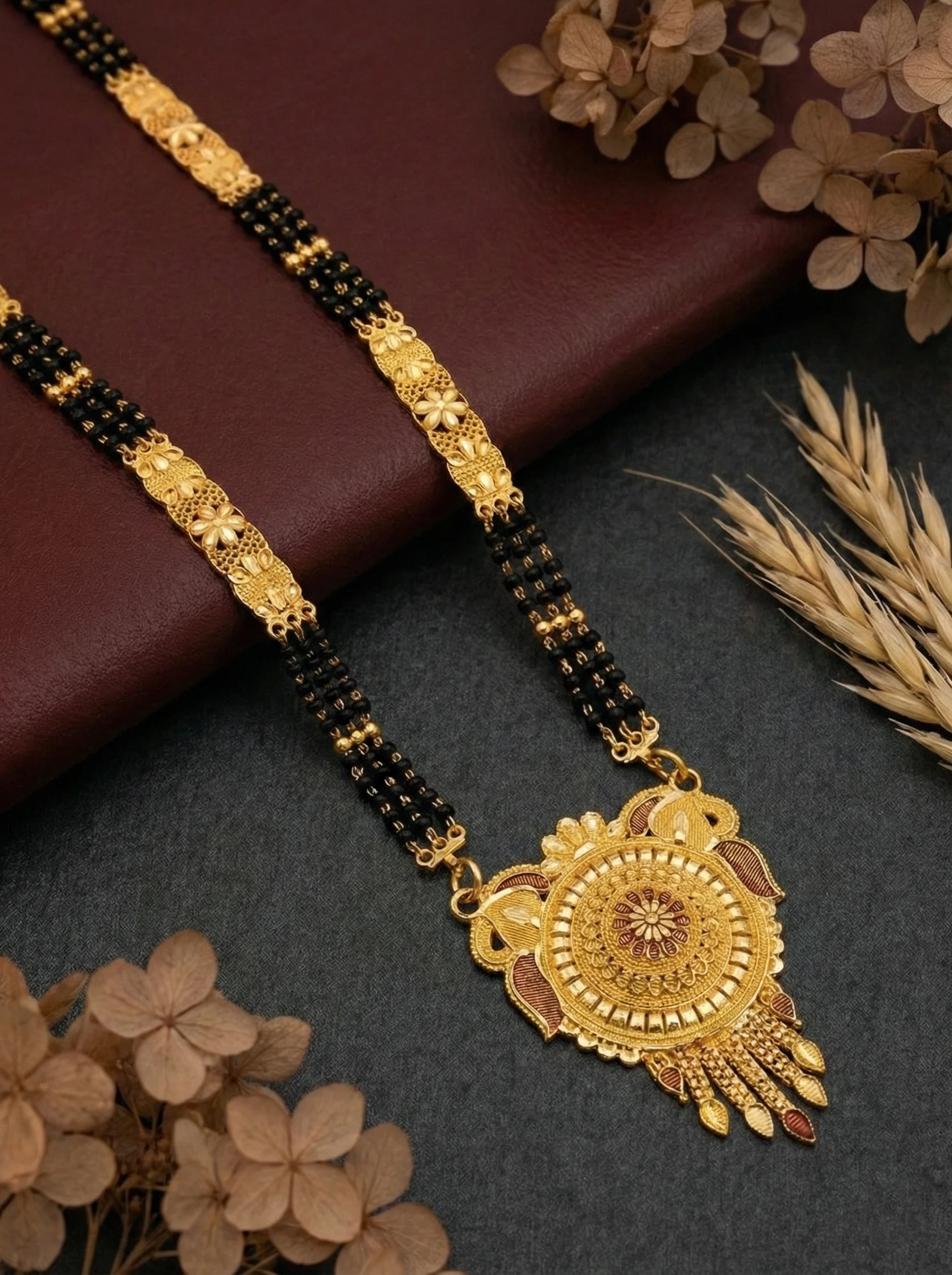 Classic Round Temple Mangalsutra - Image 5