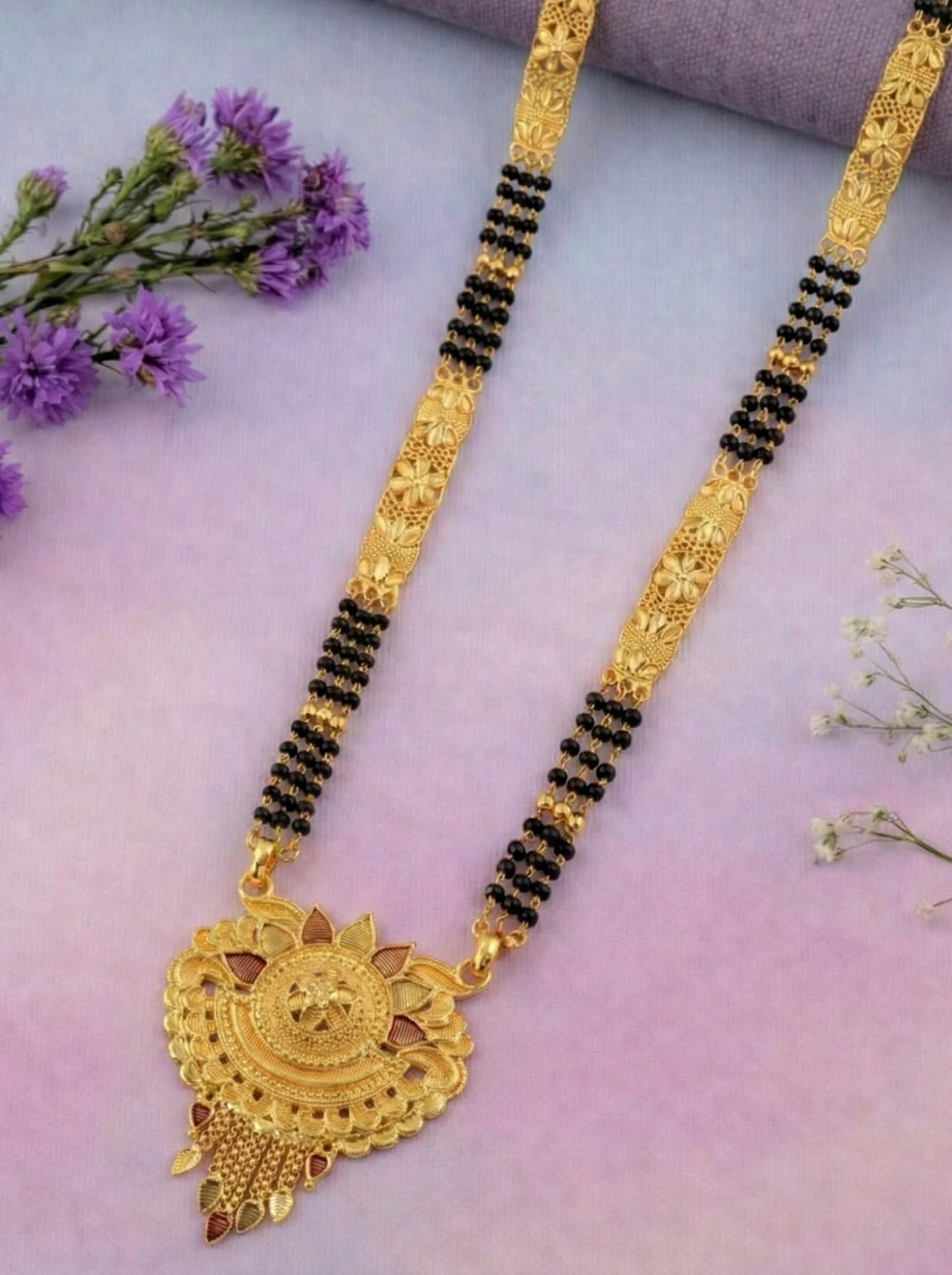 Royal Round Gold Mangalsutra - Image 2