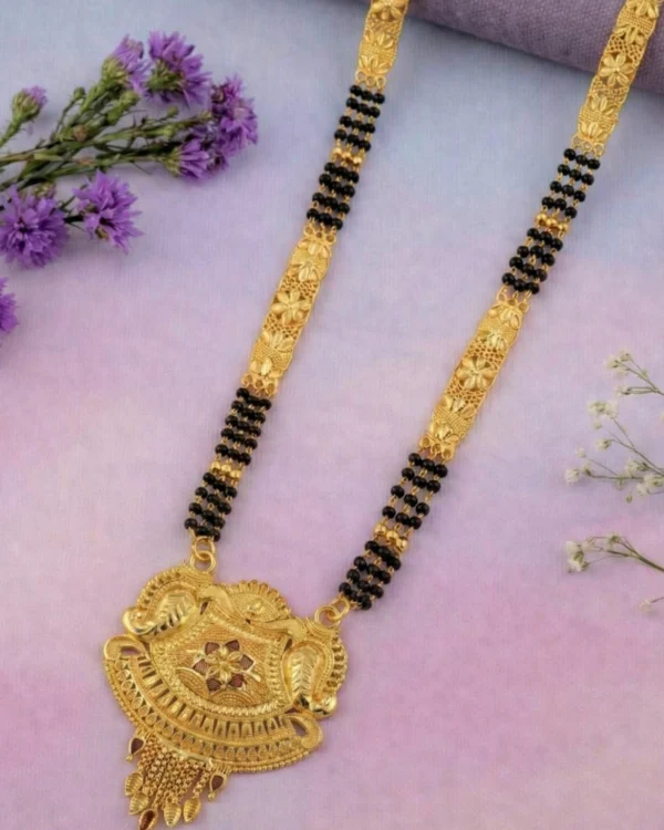 Royal Floral Gold Mangalsutra