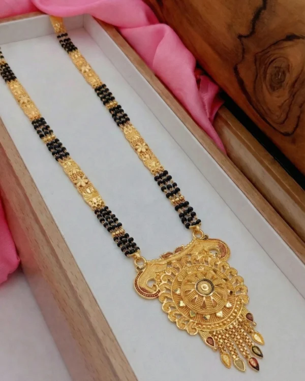 Antique Floral Gold Mangalsutra