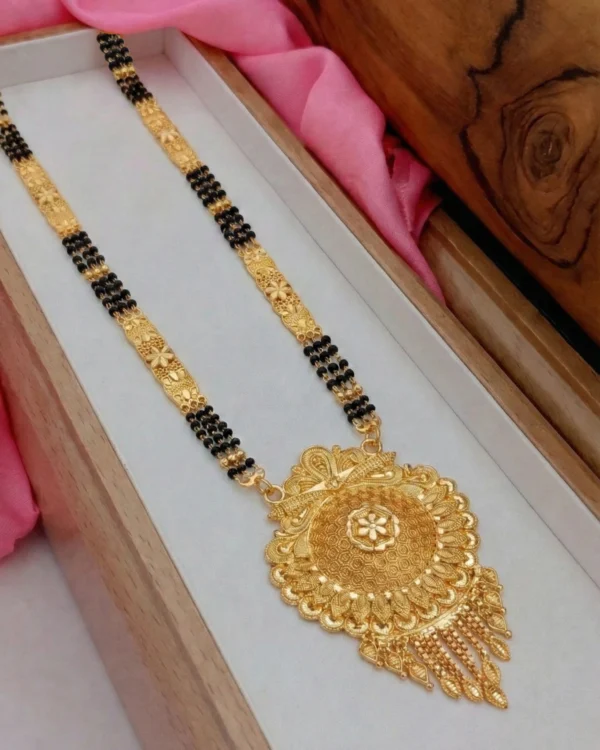 Elegant Round Coin Mangalsutra