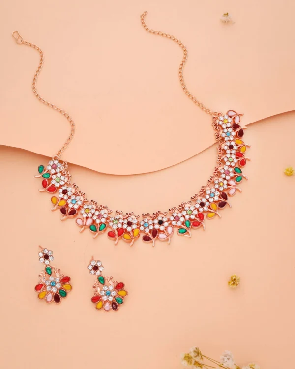 Multi Color Necklace Set