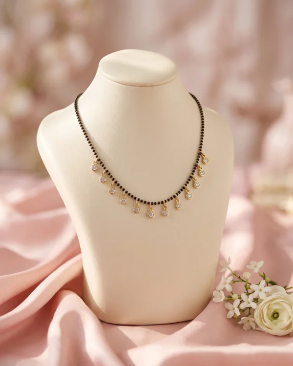 Gold Stone Drop Mangalsutra