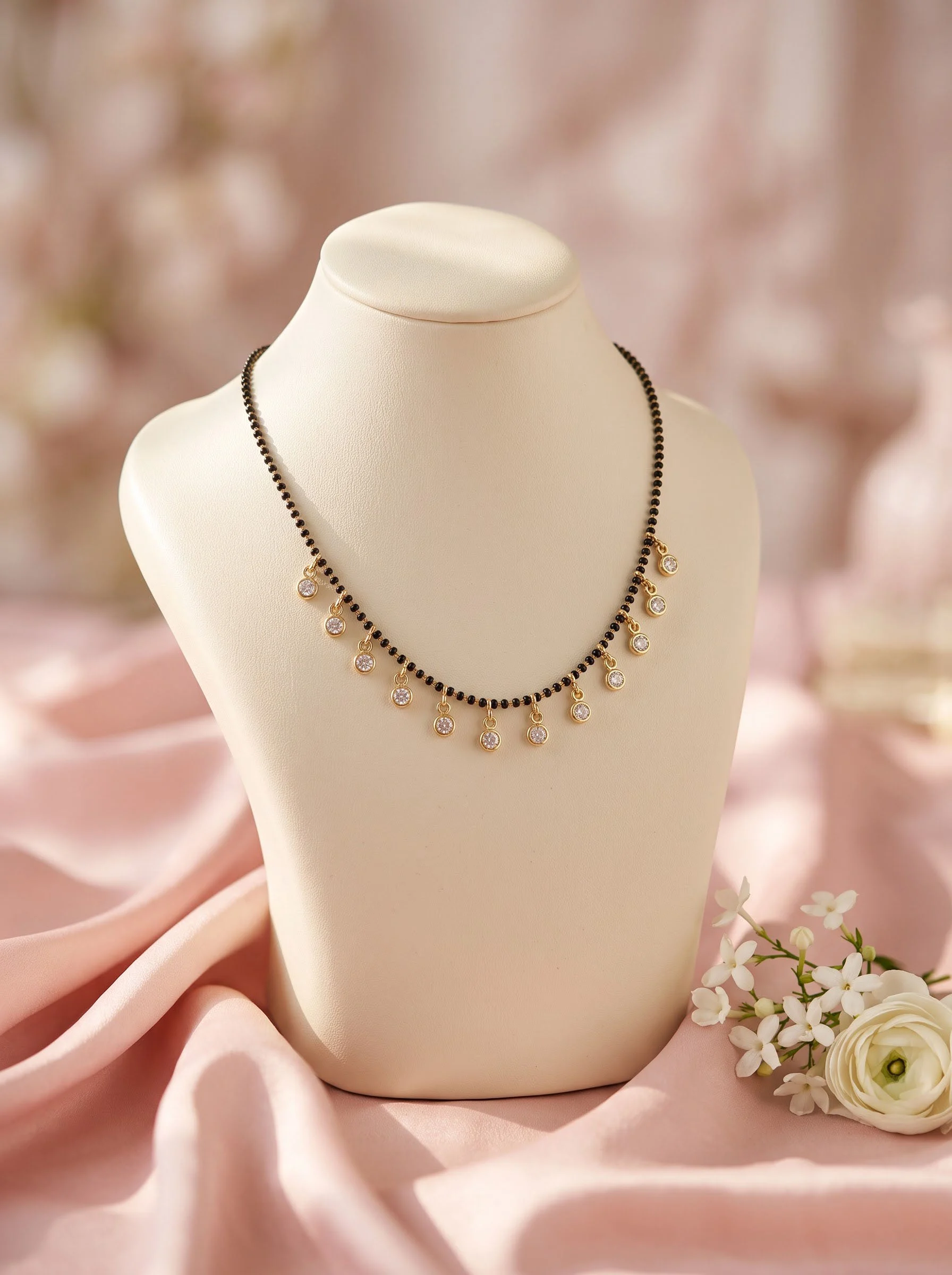Gold Stone Drop Mangalsutra