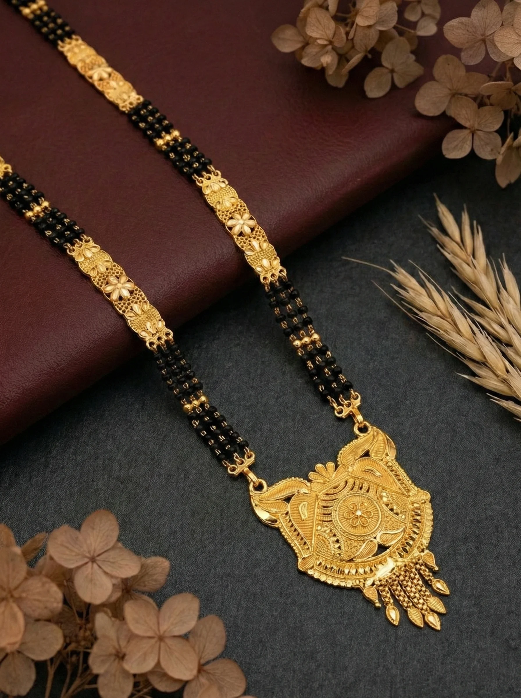 Royal Temple Pendant Mangalsutra