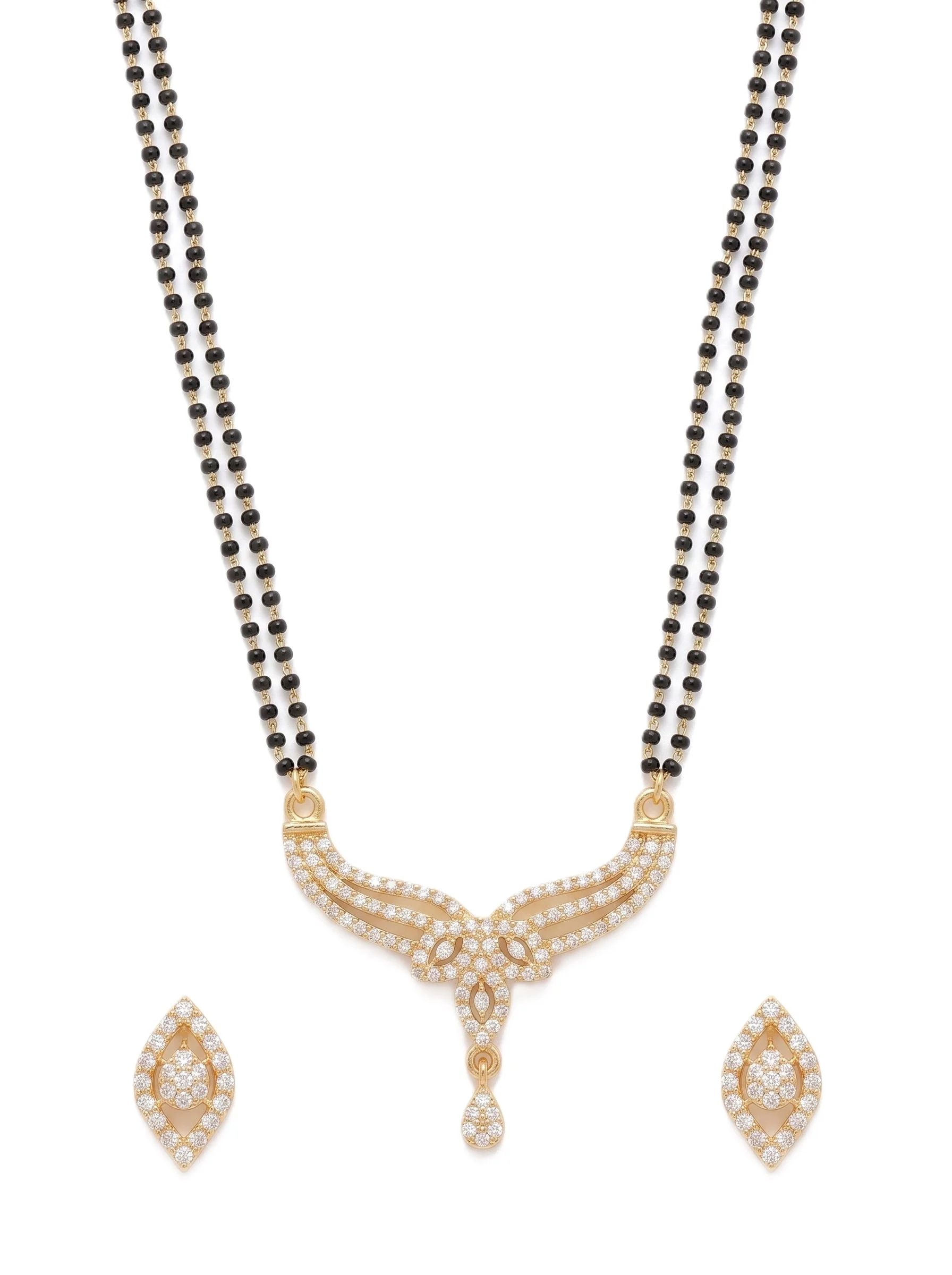 Golden Wing Bead Mangalsutra - Image 6