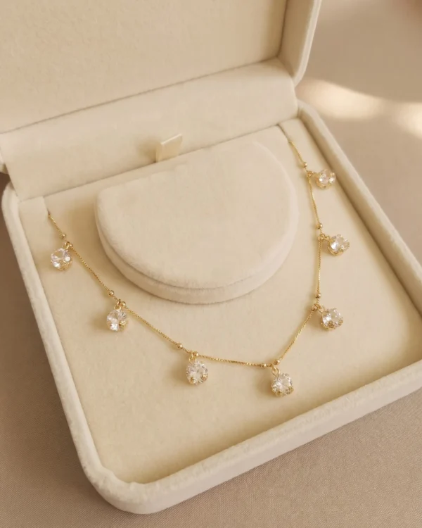 Gold Diamond Necklace