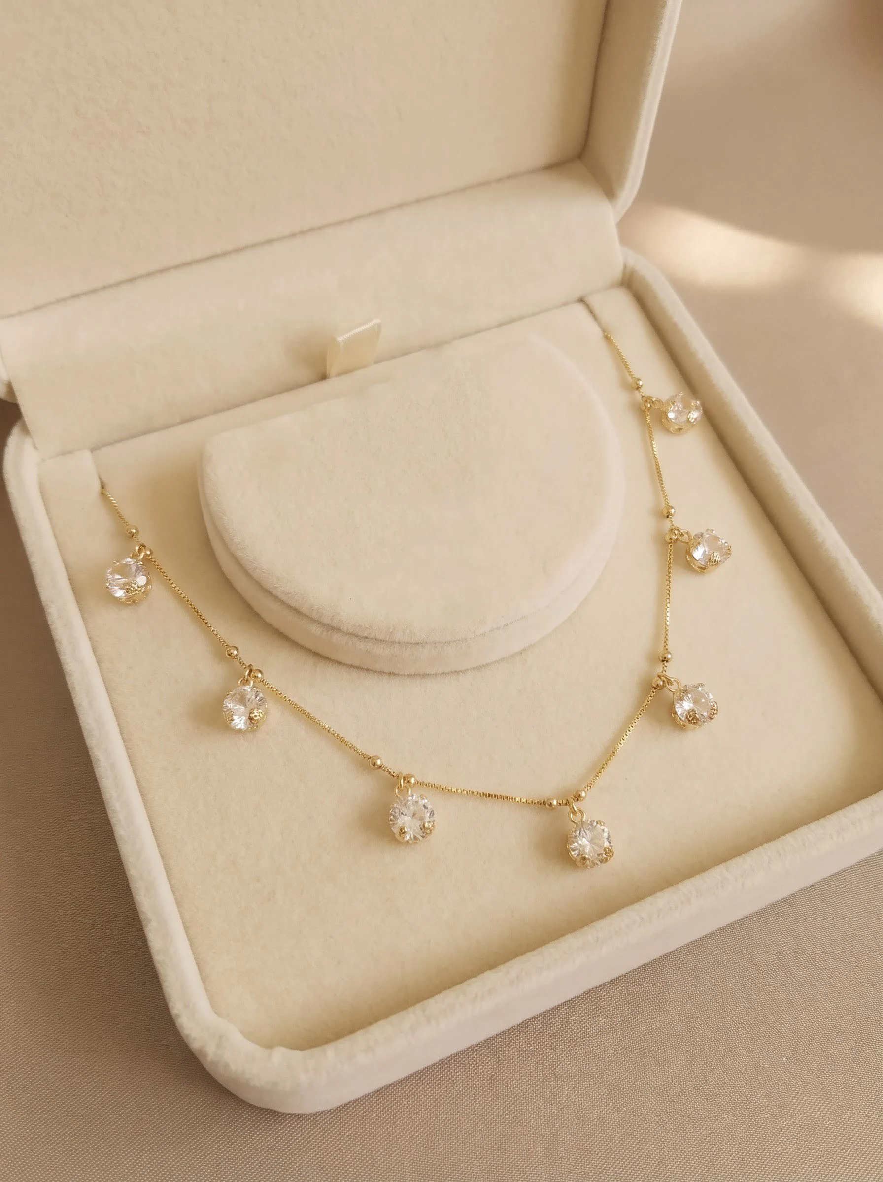 Gold Diamond Necklace