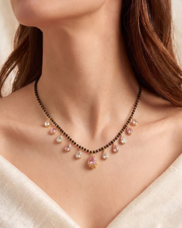 Black Beads Mangalsutra for Women