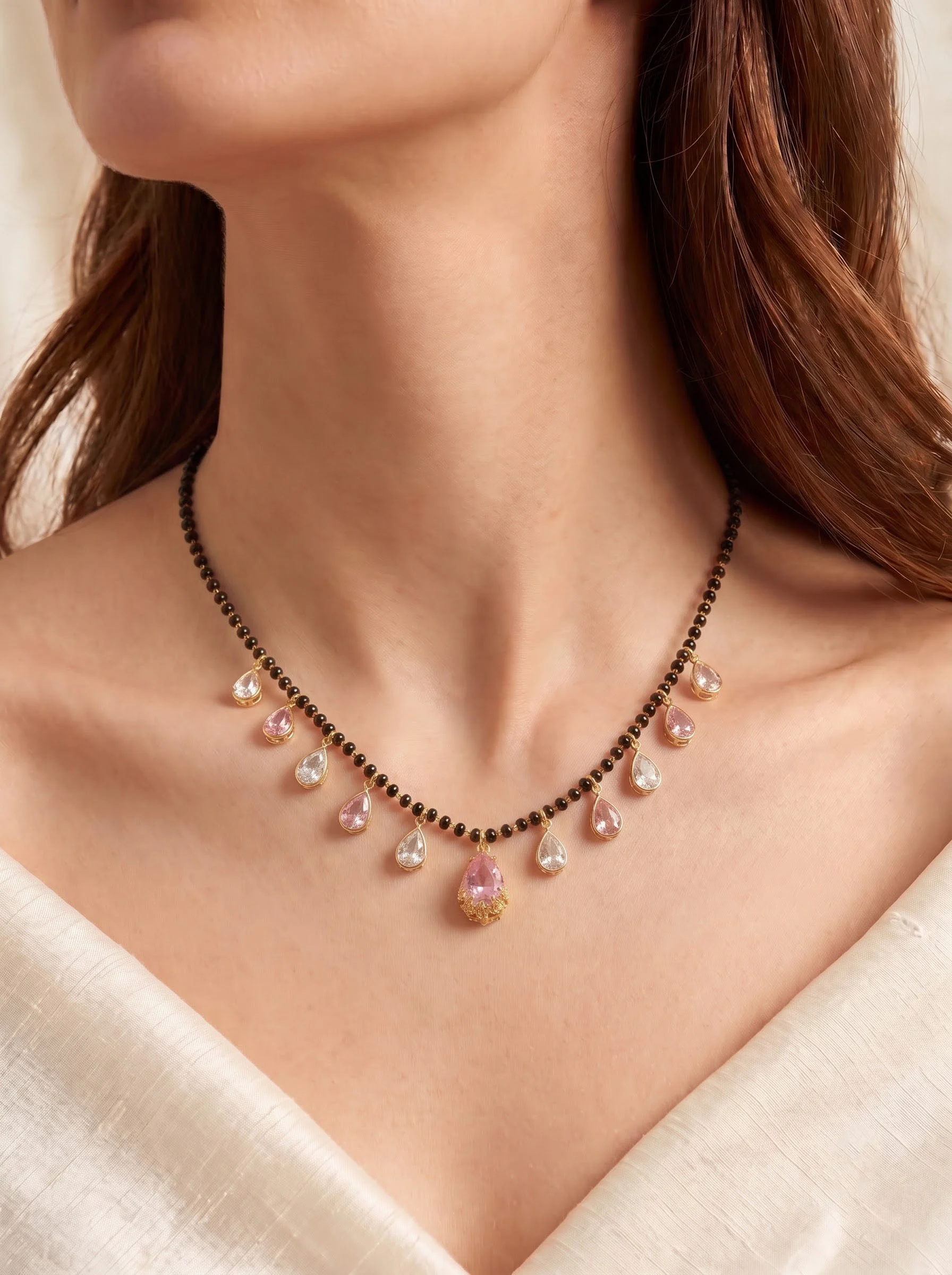 Black Beads Mangalsutra for Women