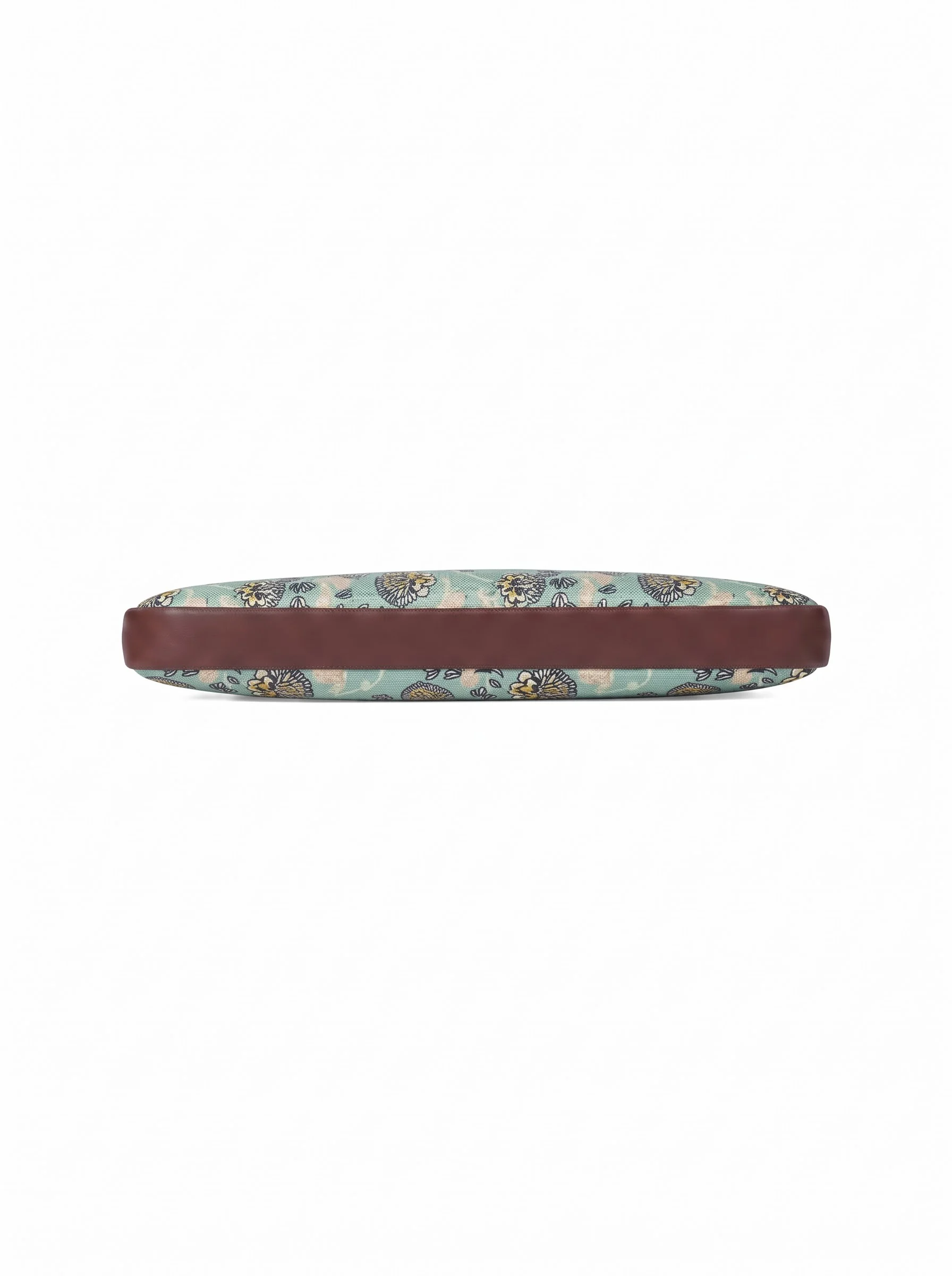 Mint Floral Print Laptop Bag - Image 6
