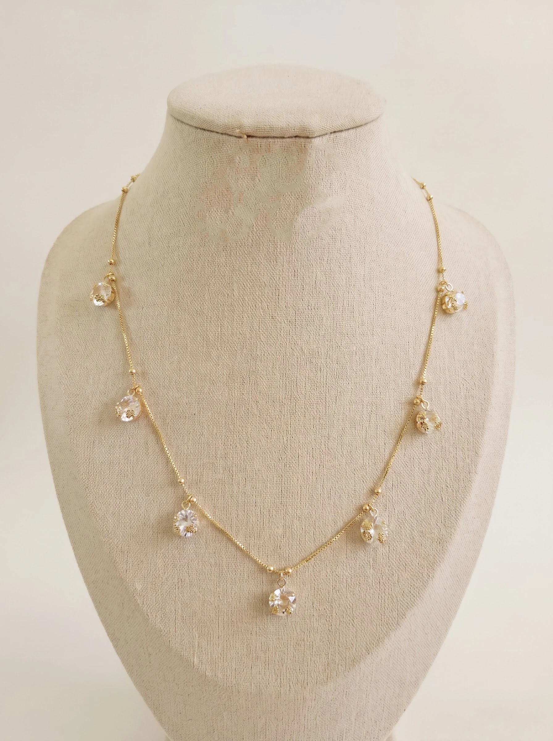 Gold Diamond Necklace - Image 2