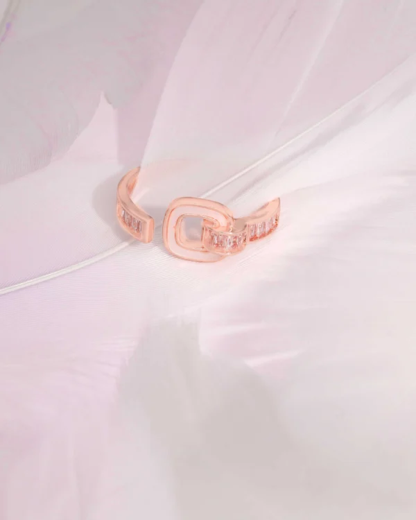Rose Gold Buckle Ring
