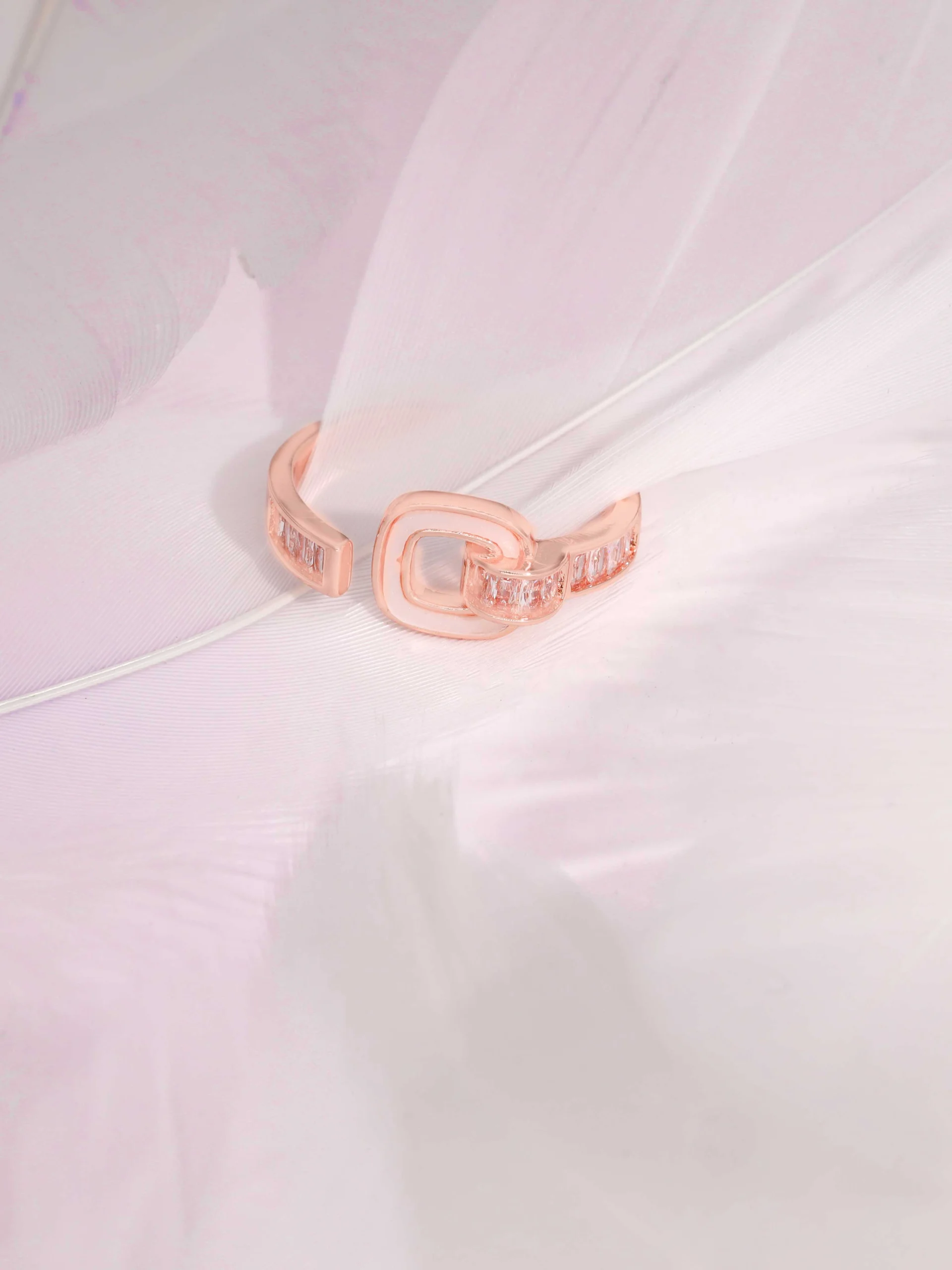 Rose Gold Buckle Ring