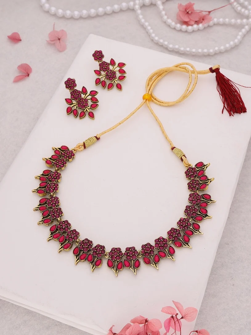 Blush Pink Necklace Set