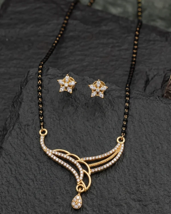 Royal Curve Gold Mangalsutra